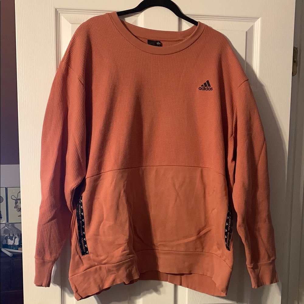 Adidas Orange Sweatshirt